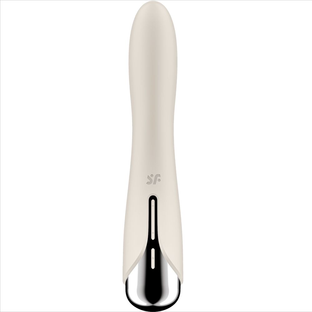 Satisfyer Spinning Vibe 1 G-punkts vibrator i beige