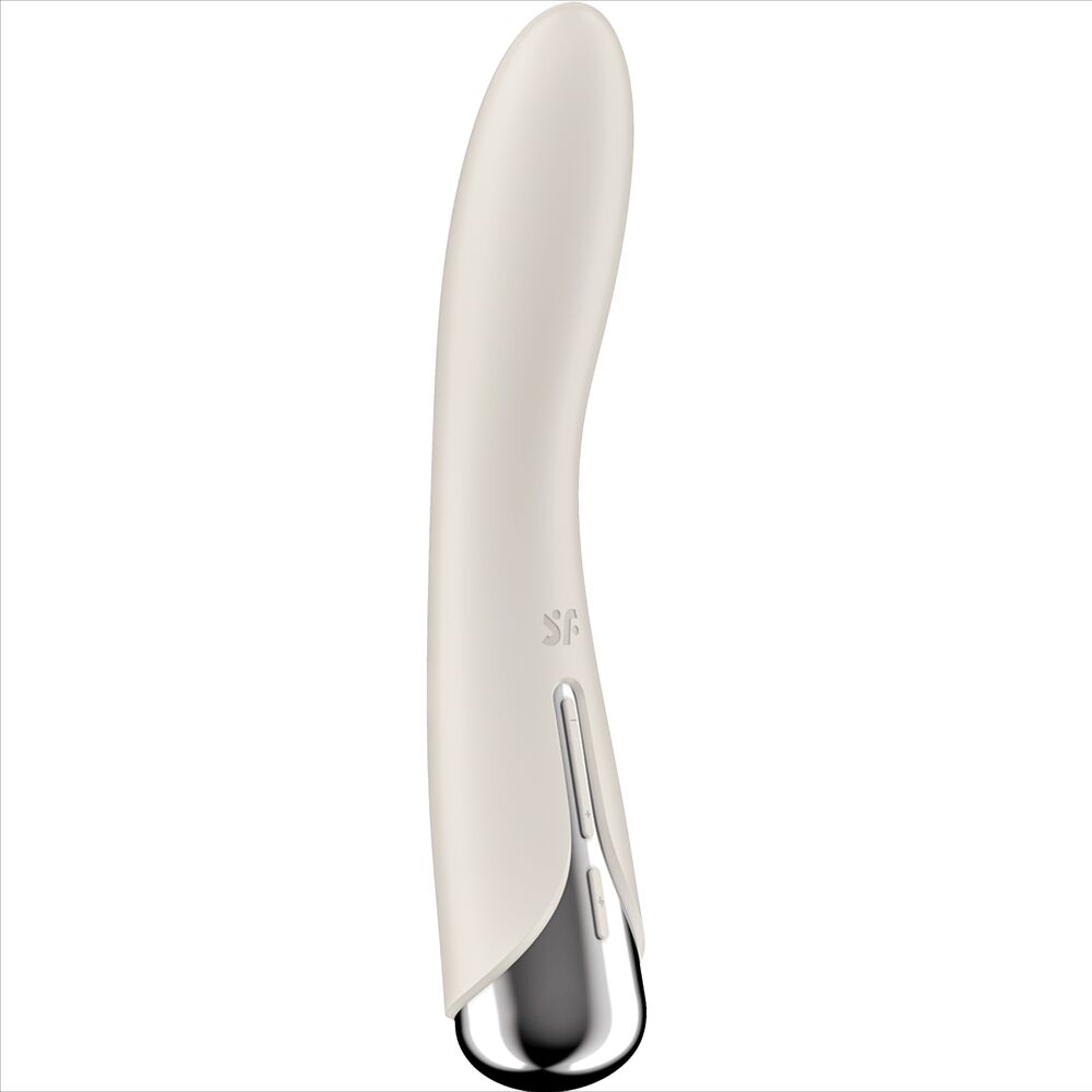 Satisfyer Spinning Vibe 1 G-punkts vibrator i beige