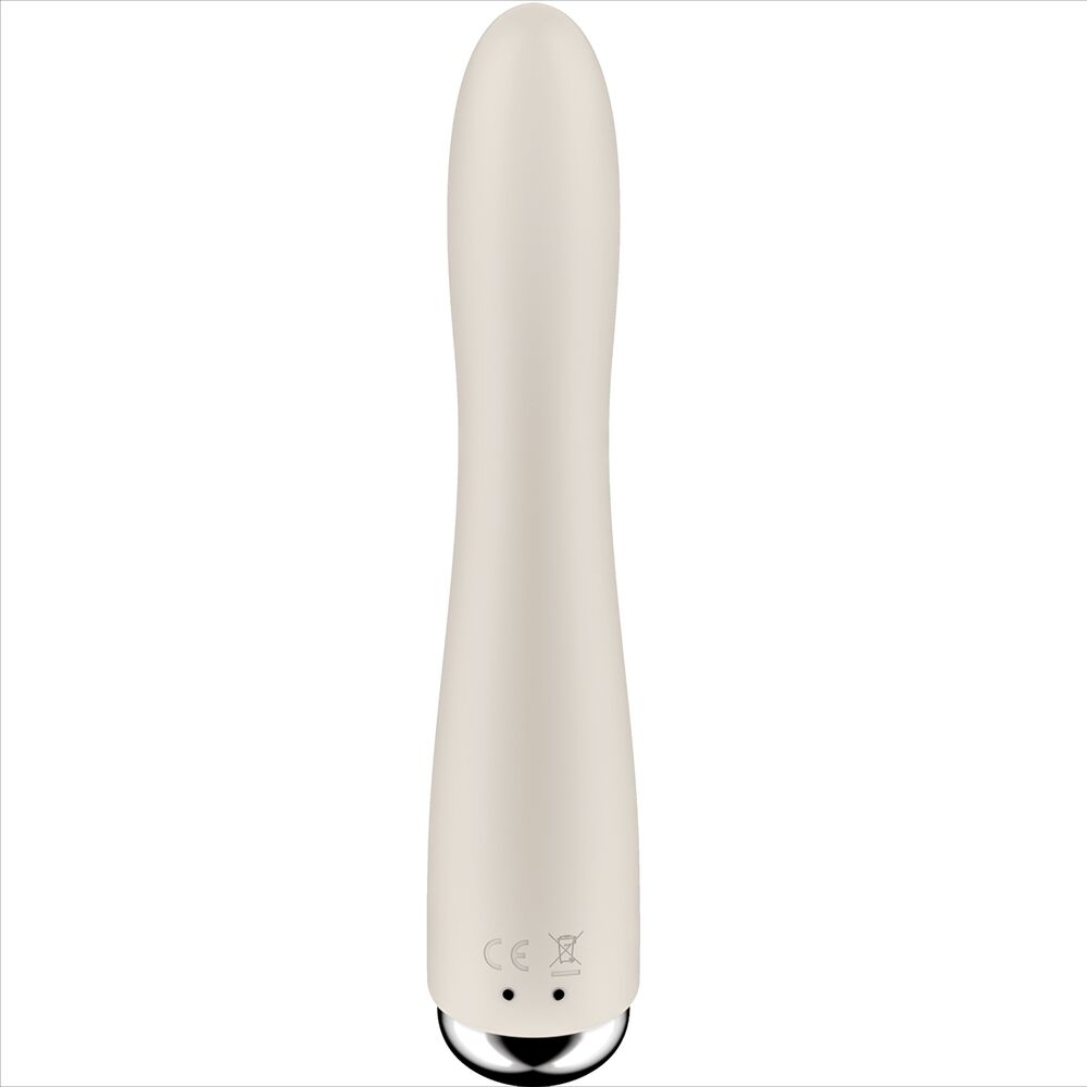 Satisfyer Spinning Vibe 1 G-punkts vibrator i beige