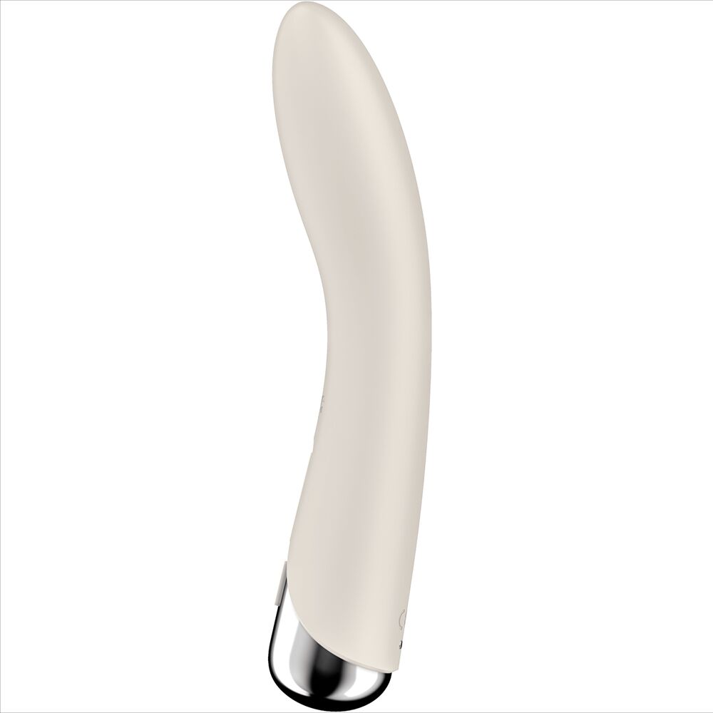 Satisfyer Spinning Vibe 1 G-punkts vibrator i beige