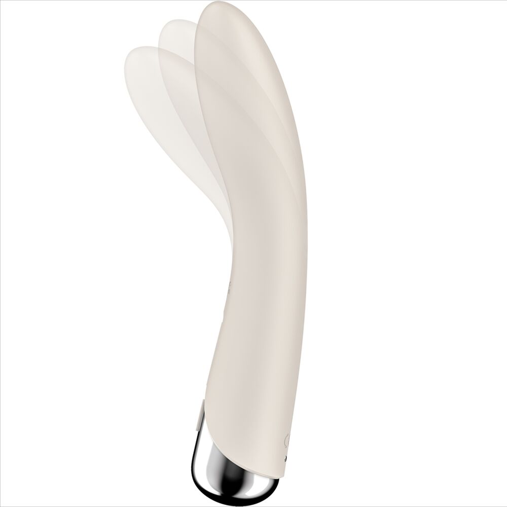 Satisfyer Spinning Vibe 1 G-punkts vibrator i beige