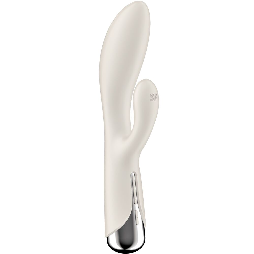 SATISFYER - SPINNING RABBIT 1 KLITORIS OCH G-PUNKT STIMULATION BEIGE