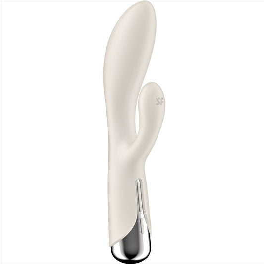 SATISFYER - SPINNING RABBIT 1 KLITORIS OCH G-PUNKT STIMULATION BEIGE