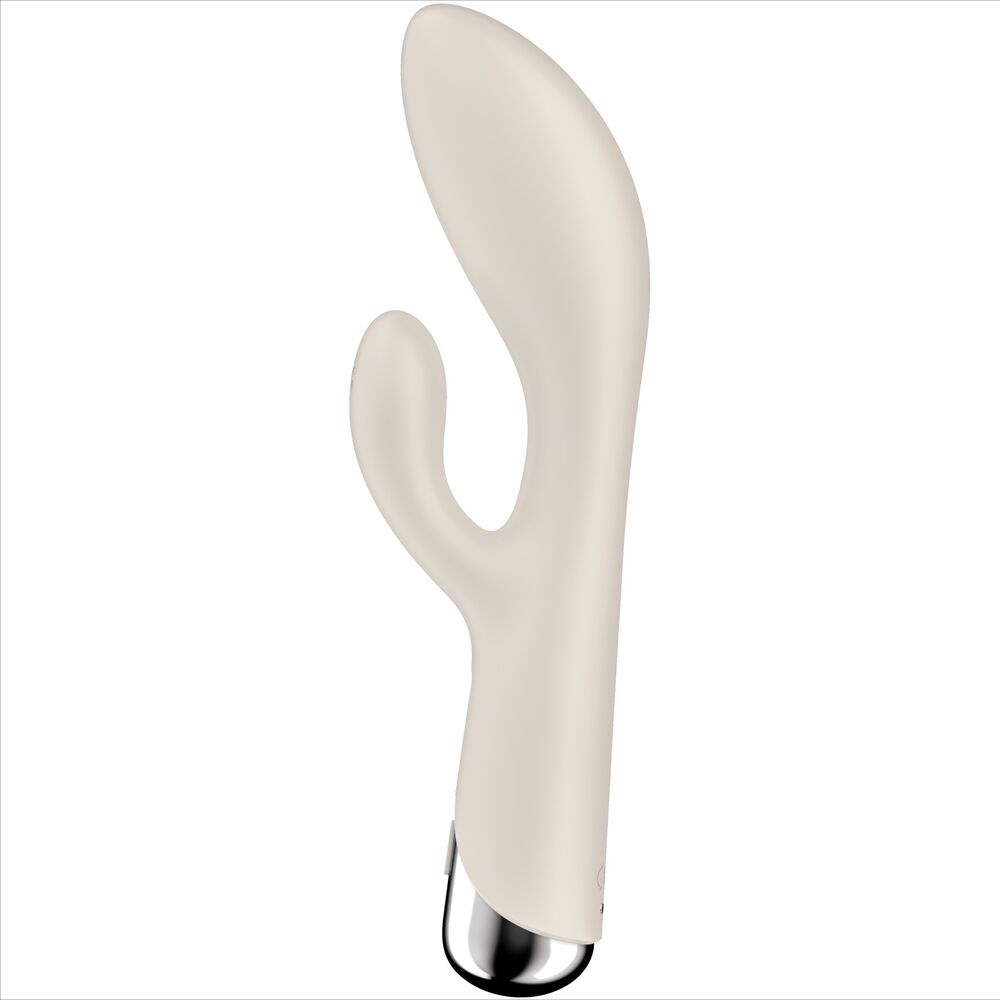 SATISFYER - SPINNING RABBIT 1 KLITORIS OCH G-PUNKT STIMULATION BEIGE