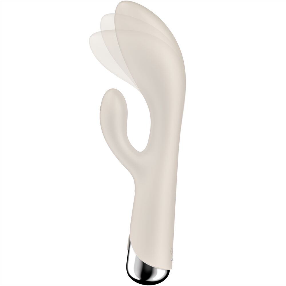 SATISFYER - SPINNING RABBIT 1 KLITORIS OCH G-PUNKT STIMULATION BEIGE