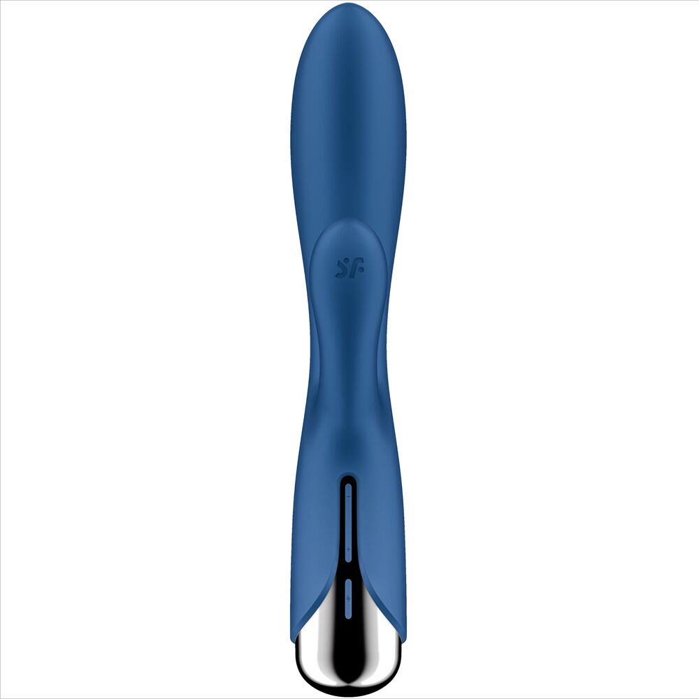 SATISFYER - SPINNING RABBIT 1 KLITORIS OCH G-PUNKT STIMULATION BLÅ