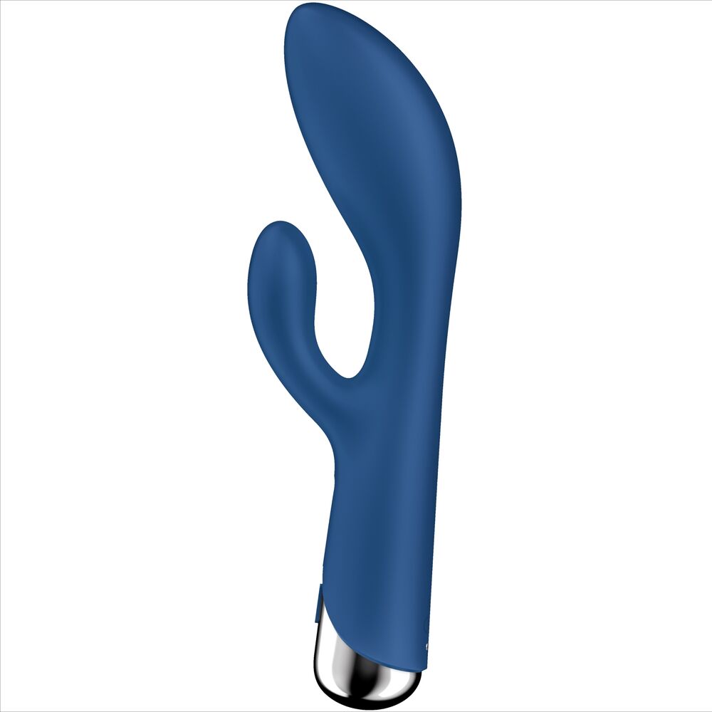 SATISFYER - SPINNING RABBIT 1 KLITORIS OCH G-PUNKT STIMULATION BLÅ