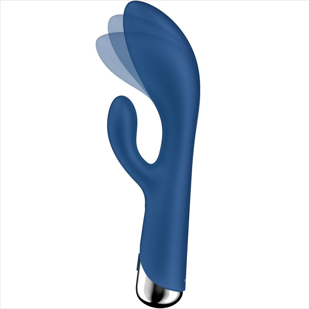SATISFYER - SPINNING RABBIT 1 KLITORIS OCH G-PUNKT STIMULATION BLÅ