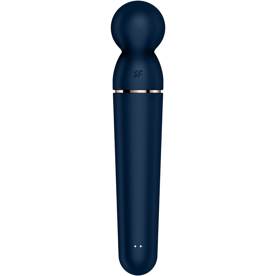 Satisfyer Planet Wand-er vibrator massager i blå färg