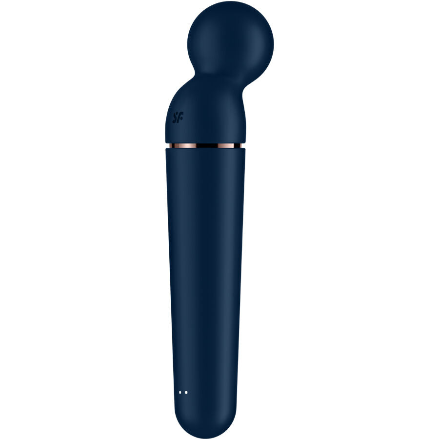 Satisfyer Planet Wand-er vibrator massager i blå färg