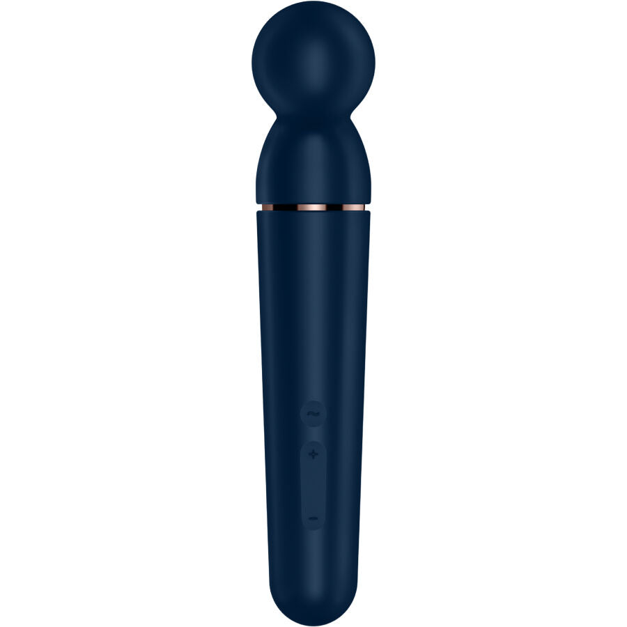 Satisfyer Planet Wand-er vibrator massager i blå färg