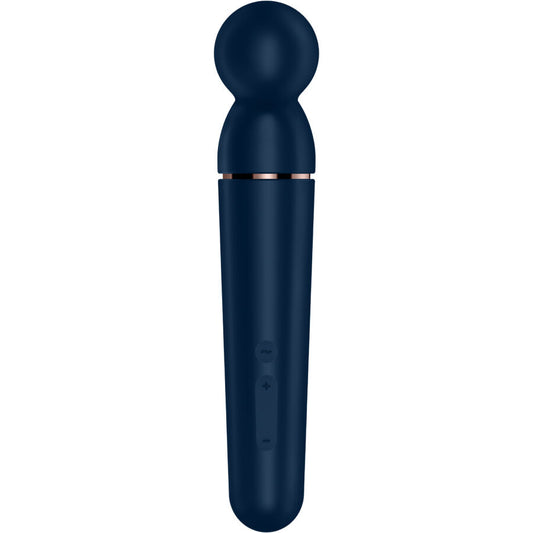 Satisfyer Planet Wand-er vibrator massager i blå färg