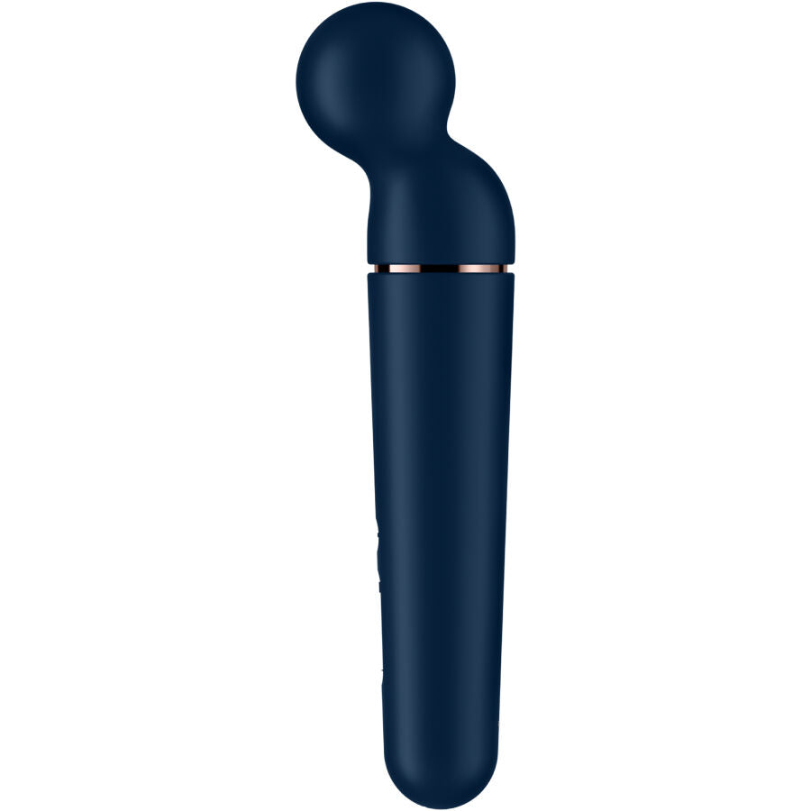 Satisfyer Planet Wand-er vibrator massager i blå färg