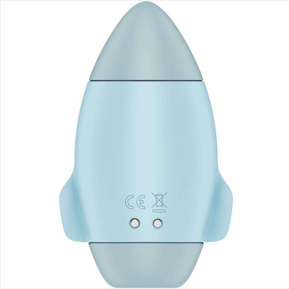 SATISFYER - MISSION CONTROL BLUE LITEN DUBBEL IMPULSVIBRATOR