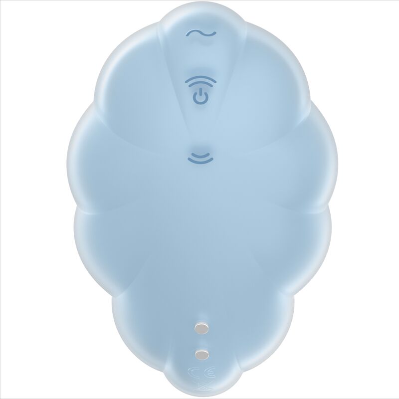 Satisfyer Cloud Dancer blå air pulse vibrator