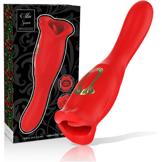 MIA Siena Triple Pleasure Vibrerande och Bitande leksak