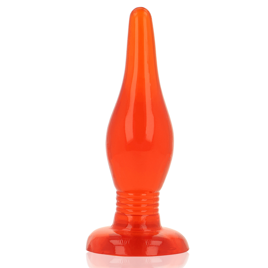 BAILE Röd Soft Touch Anal Plug 14,2 cm