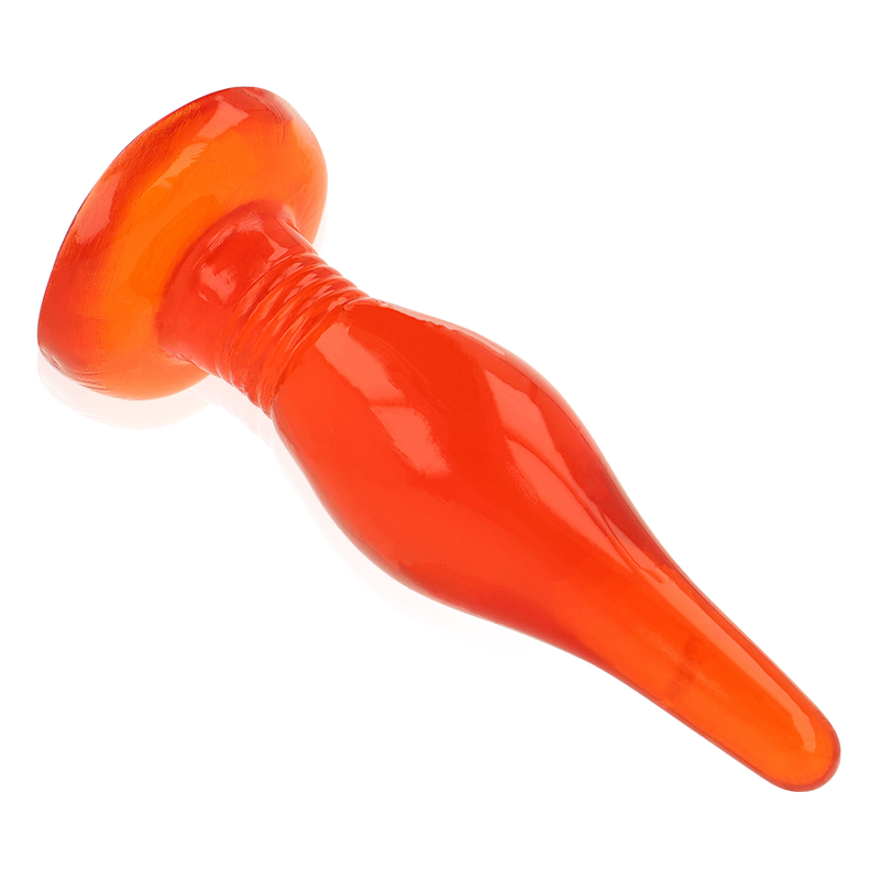 BAILE Röd Soft Touch Anal Plug 14,2 cm
