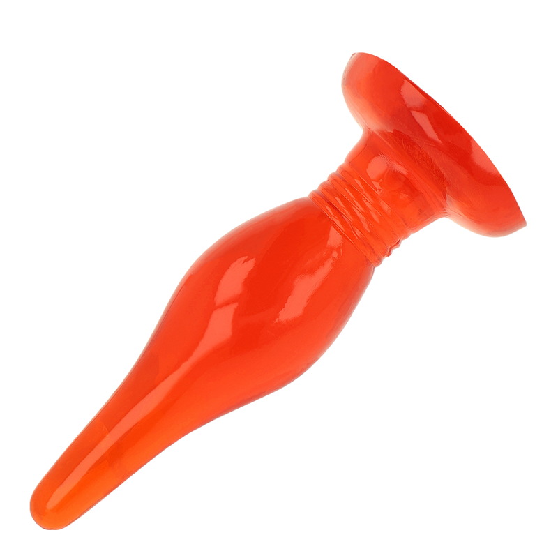 BAILE Röd Soft Touch Anal Plug 14,2 cm