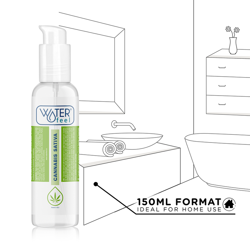 WATERFEEL Cannabis Glidmedel 150 ml