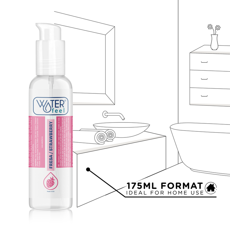 Waterfeel jordgubb vattenbaserat glidmedel 175 ml