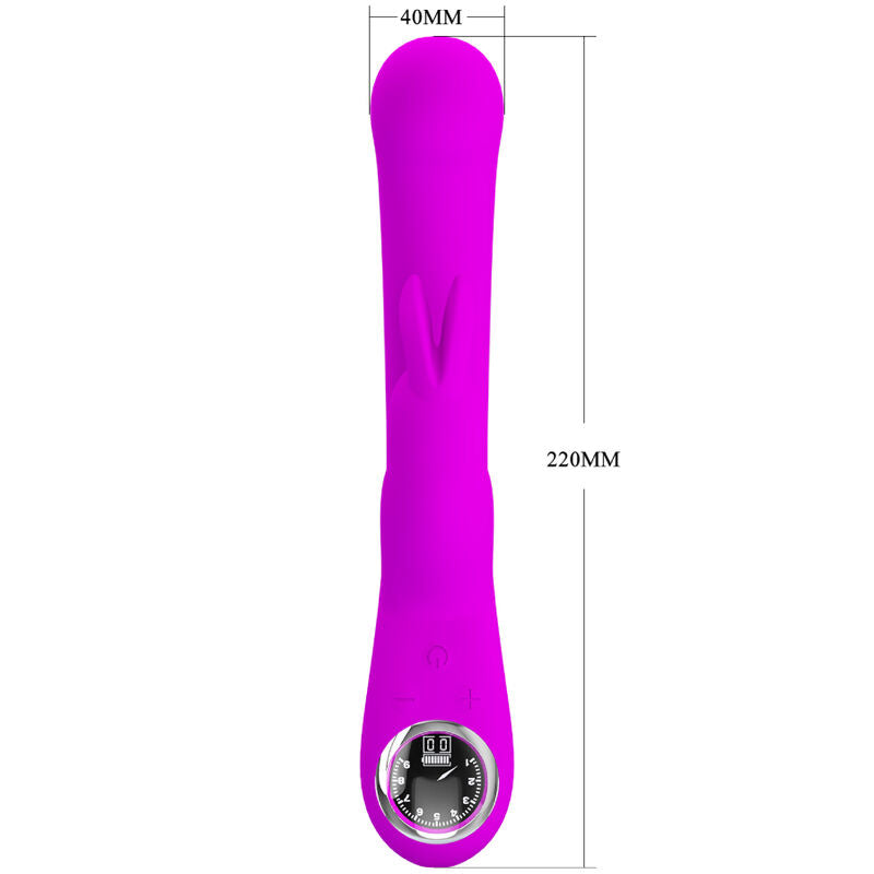 PRETTY LOVE Lamar Rabbit Vibrator i lila för G-punktsstimulering