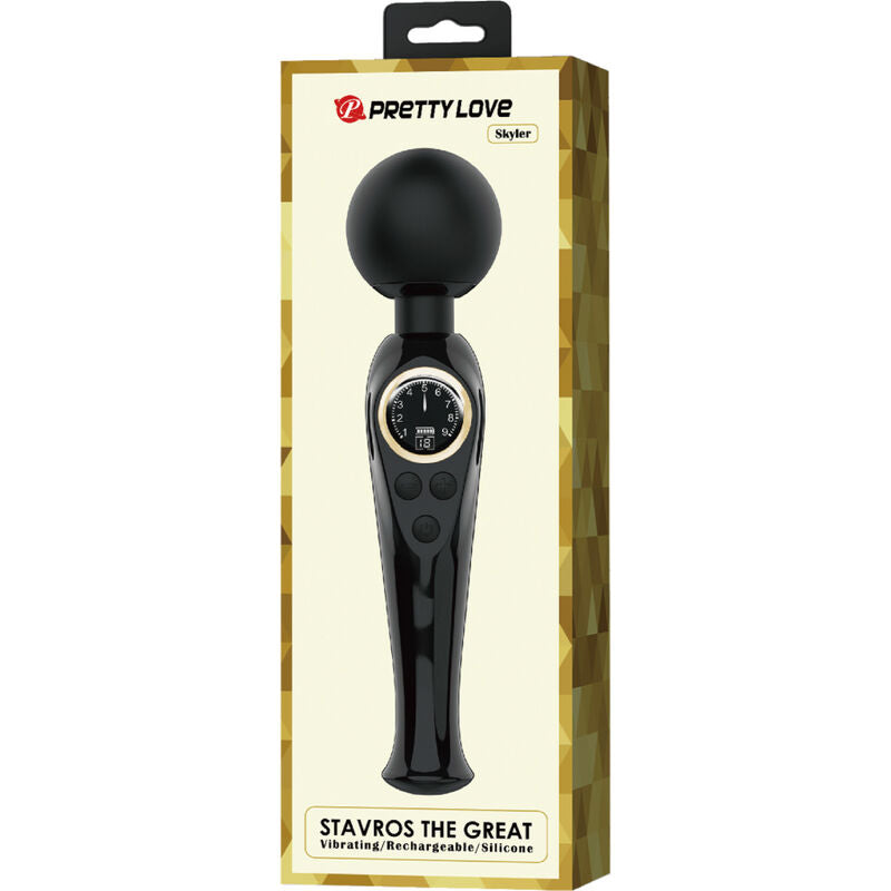 PRETTY LOVE Skyler vibratorstav i svart
