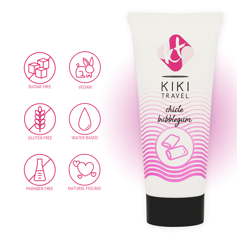 Kiki Travel bubbelgum glidmedel 50 ml