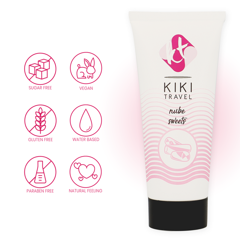 KIKÍ TRAVEL NUBE SWEETS 50 ML vattenbaserat glidmedel