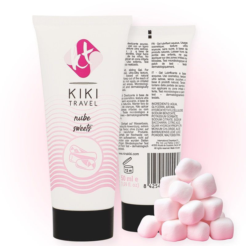 KIKÍ TRAVEL NUBE SWEETS 50 ML vattenbaserat glidmedel