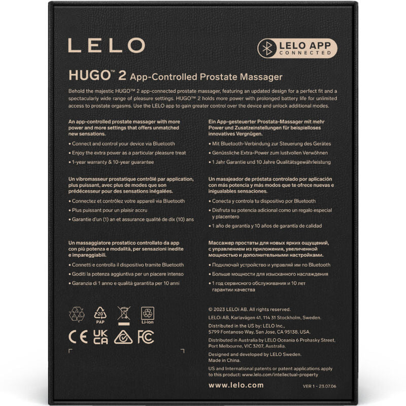 LELO HUGO 2 prostata massager i grön färg