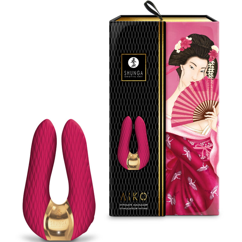 Intim massageprodukt i fuchsia från Shunga