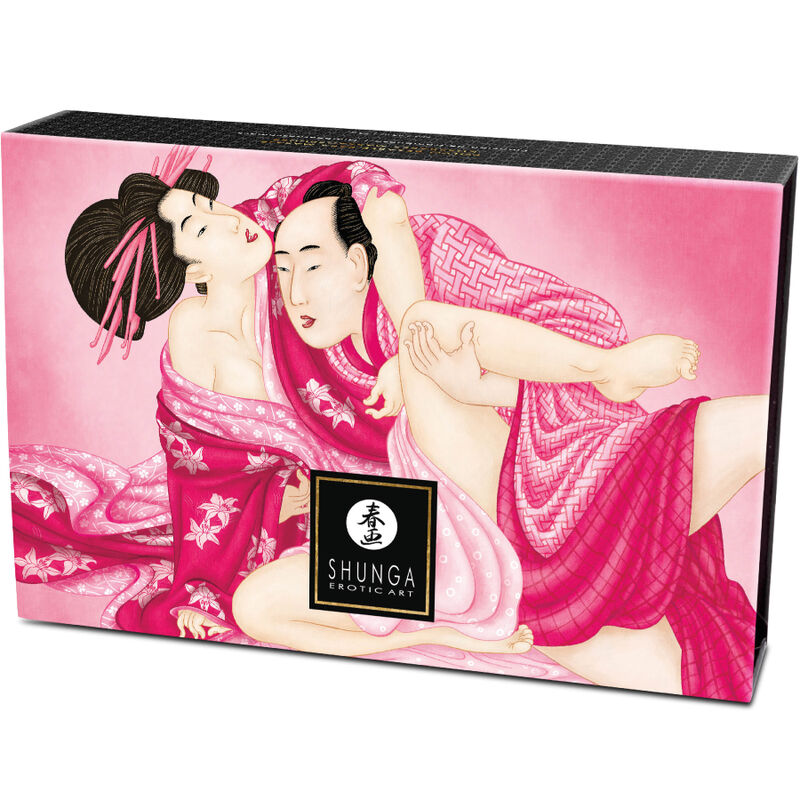SHUNGA - ÄTBART MASSAGEPOWDER KIT HALLON