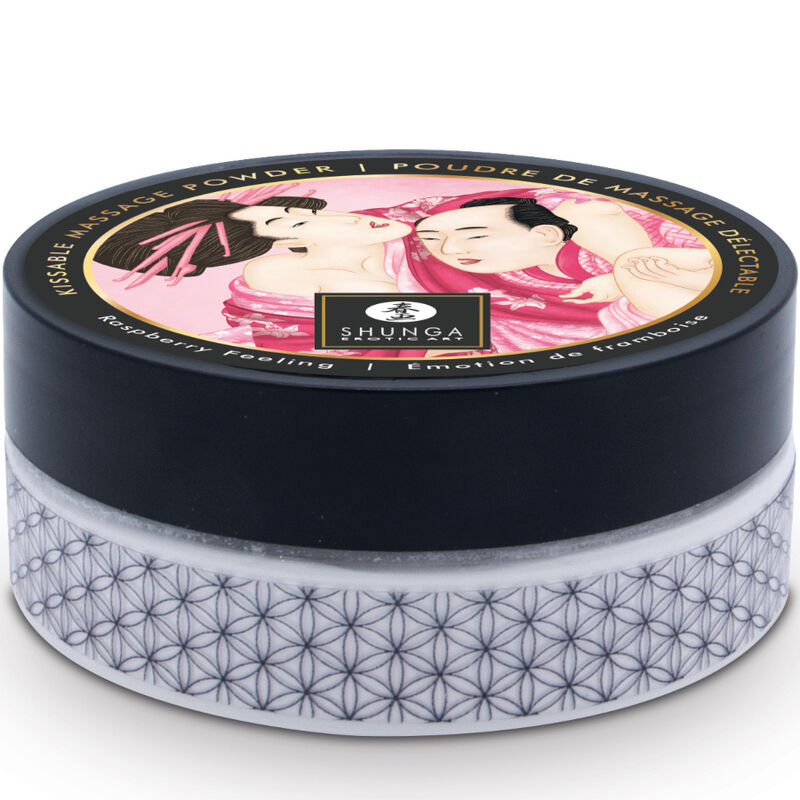 SHUNGA - ÄTBART MASSAGEPOWDER KIT HALLON