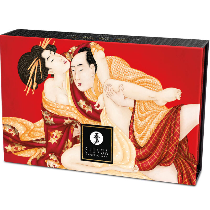 SHUNGA - JORDGUBBSEDBARA MASSAGEPULVER KIT