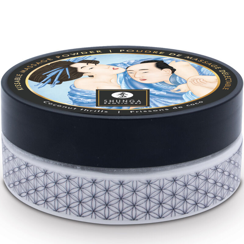Shunga Ätbart Kokosmassagepulver Kit