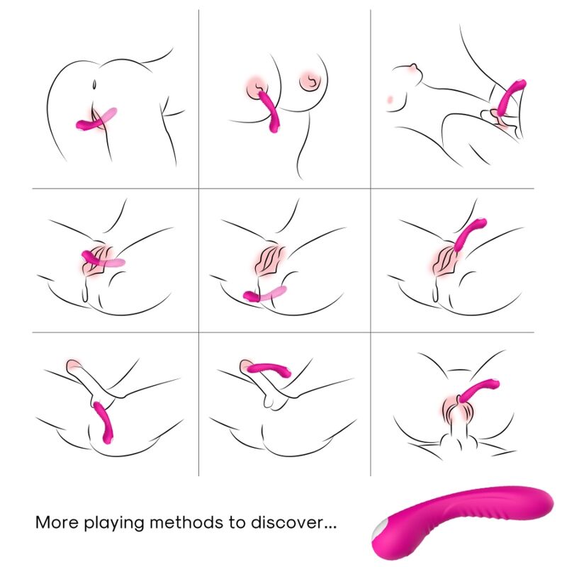 ARMONY Legend vibrator i silikon fuchsia