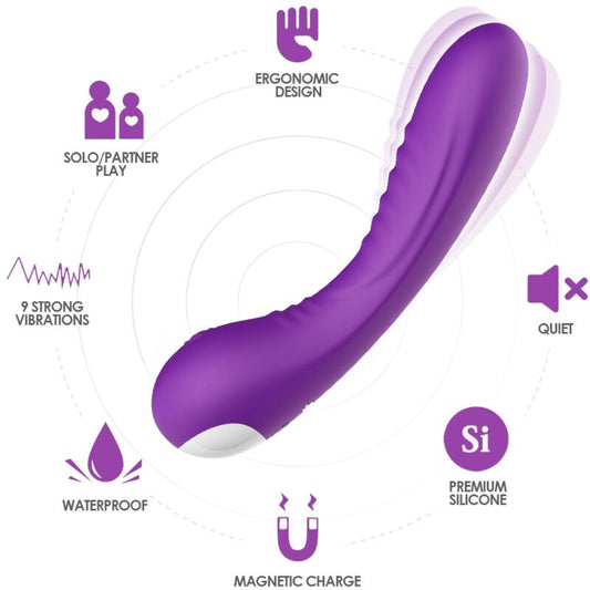ARMONY vibrator i lila silikon