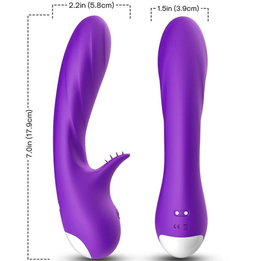 ARMONY Romance vibrator med stimulator i lila