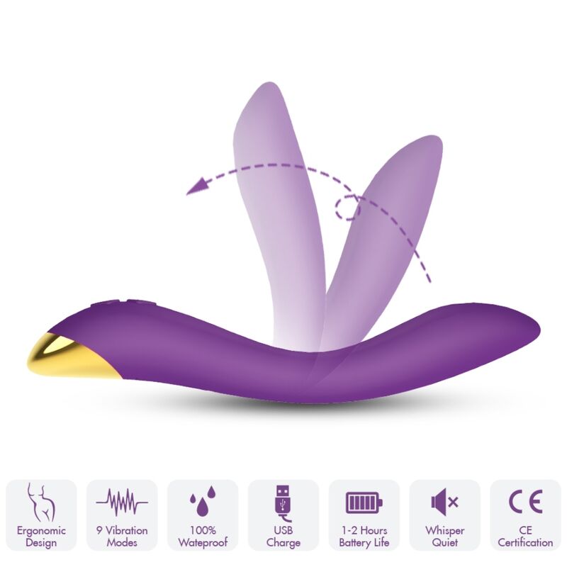 ARMONY Flamingo Vibrator Multiposition i lila