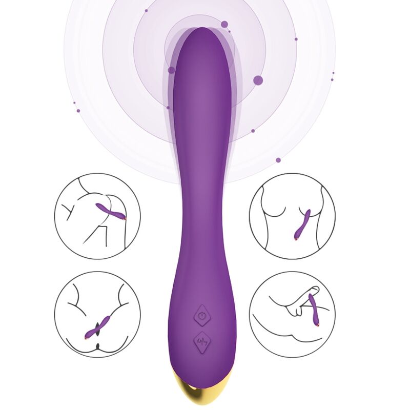 ARMONY Flamingo Vibrator Multiposition i lila