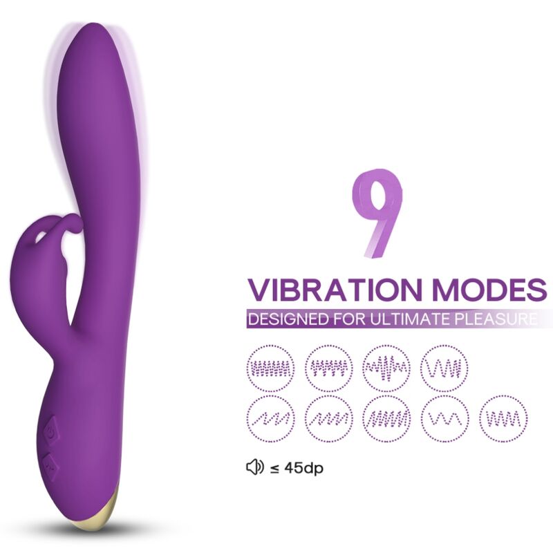 ARMONY Bonnie vibrator rabbit i lila
