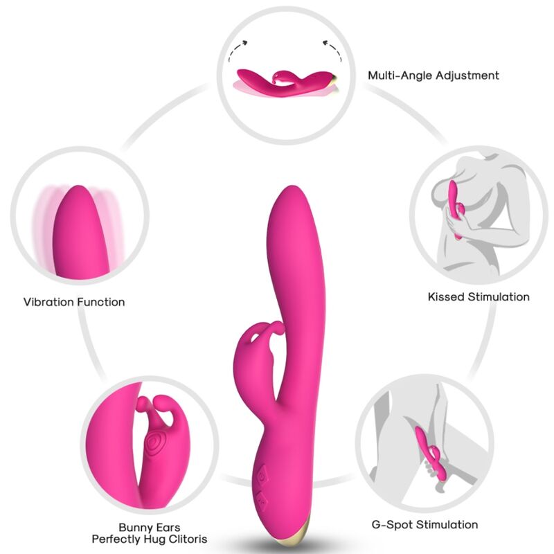 ARMONY Bonnie vibrator rabbit i fuchsia