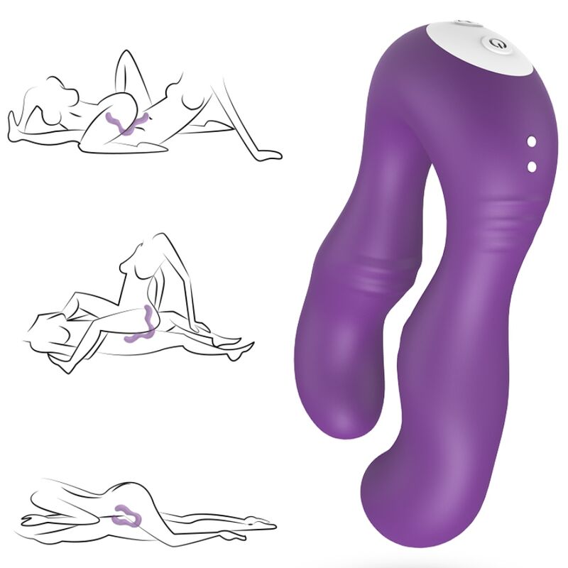 ARMONY - Seraph vibrator med dubbel fjärrkontroll lila