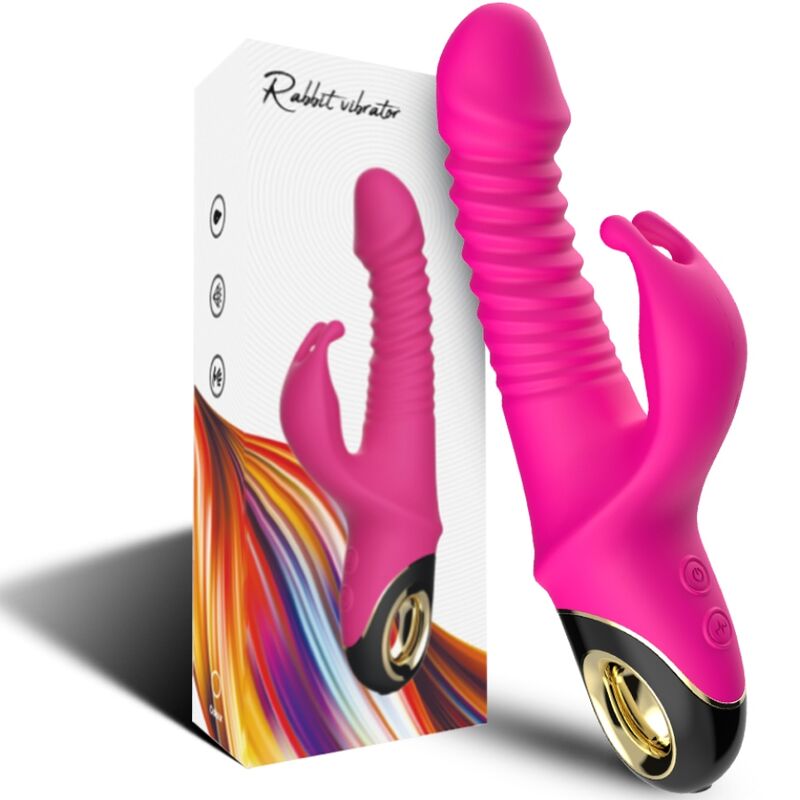 ARMONY ZING DILDO VIBRATOR RABBIT FUCHSIA