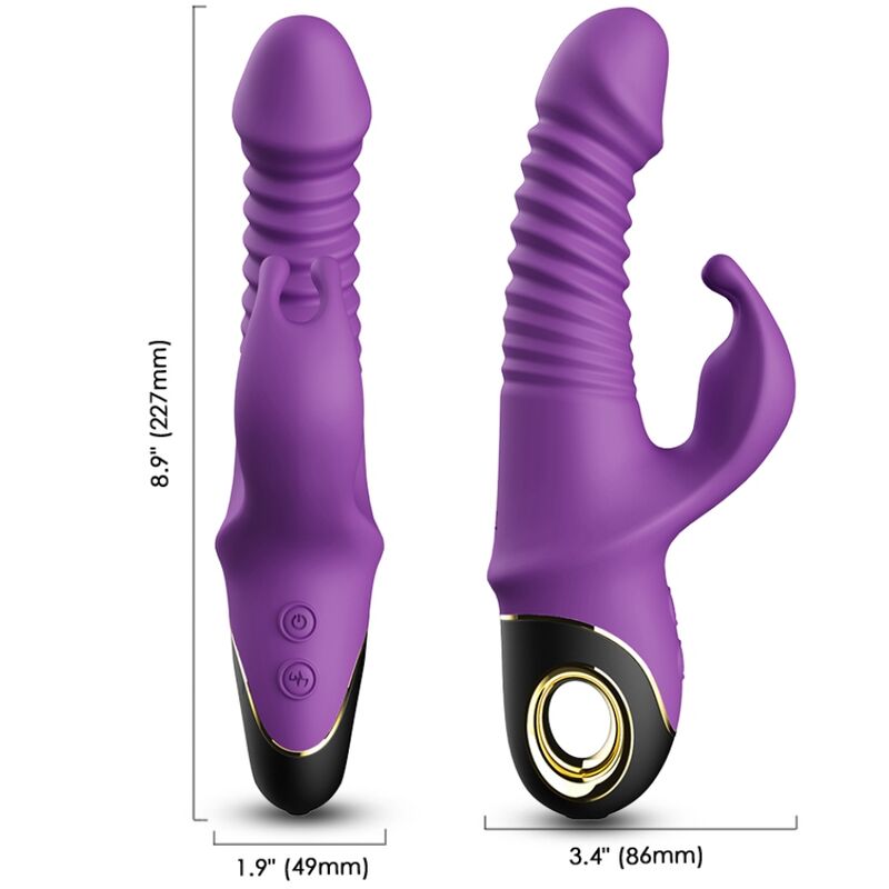 ARMONY ZING DILDO VIBRATOR RABBIT PURPLE