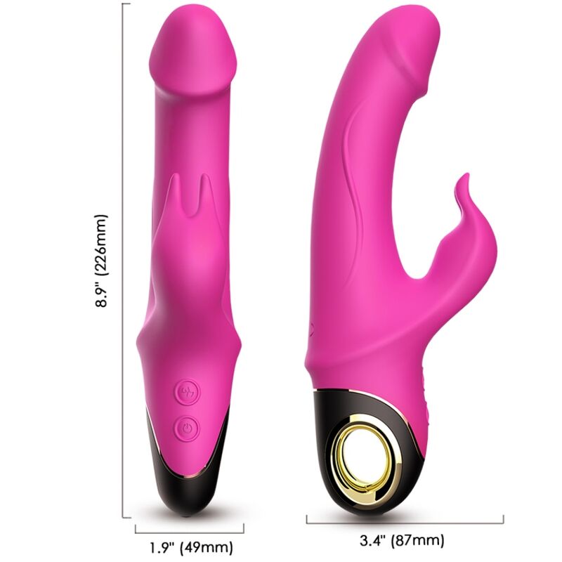 ARMONY METEROR DILDO VIBRATOR RABBIT ROTATOR FUCHSIA
