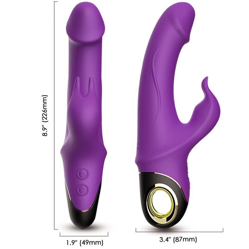 ARMONY METEROR DILDO VIBRATOR RABBIT PURPLE