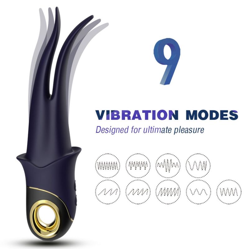 ARMONY dubbelsidig vibrator i blått