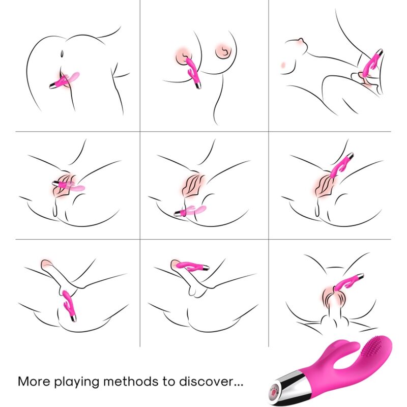 ARMONY vibrator rabbit fuchsia, en elegant och kraftfull erotisk leksak